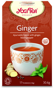 Yogitea Ginger zázvorový čaj BIO 17 nál.sáčků