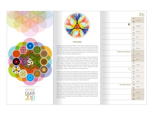 Jógový kapesní diář 2018