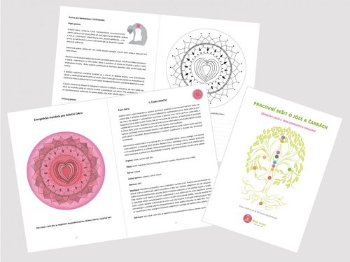 Pracovní sešit o čakrách One yoga