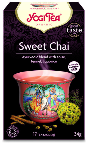 Yogitea Sweet Chai BIO 17 nál.sáčků (sladký chai)