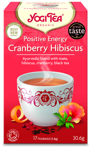 Yogitea Positive energy brusinka-ibišek BIO 17 nál