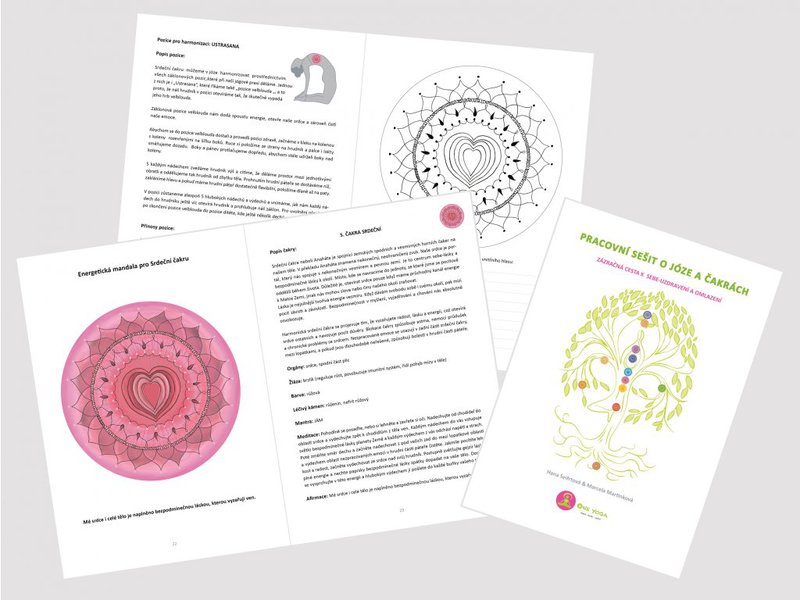 Pracovní sešit o čakrách One yoga Pracovní sešit o čakrách One yoga 1